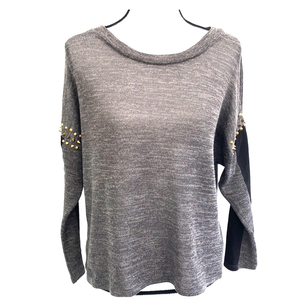 Double Zero Studded Sweater Small - image 1